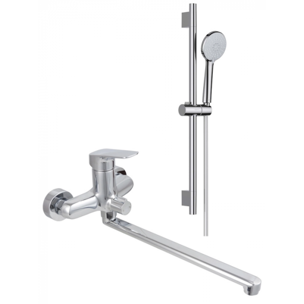 Комплект AQUATEK Вега AQ1037CR хром (AQ1042CR+AQ2017CR)