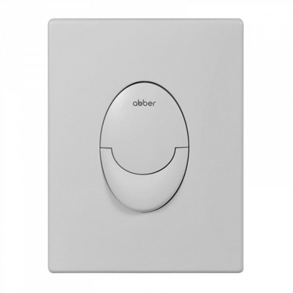 Кнопка смыва пневматическая Abber AC0125MW белая матовая