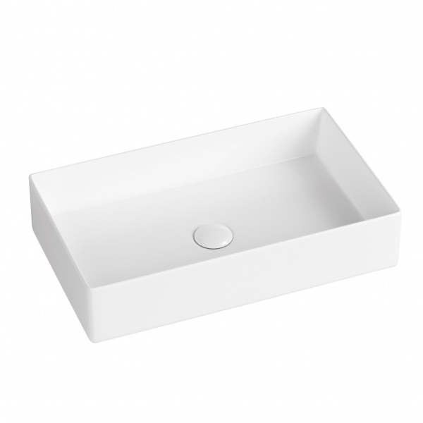Раковина накладная Abber Rechteck AC2220MW белая матовая