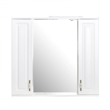 Зеркало-шкаф Stella Polar Кармела 85/С ольха белая SP-00001143