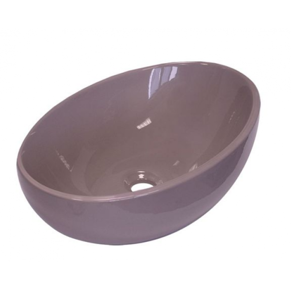 Раковина накладная SANITA LUXE Ringo 53 WB.CT/Ringo/53-N/LIL.G/S1 лиловый