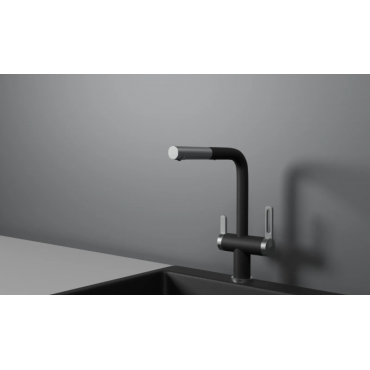 Смеситель для кухни Granula 8170 шварц Смеситель для кухни Granula 8170 шварц