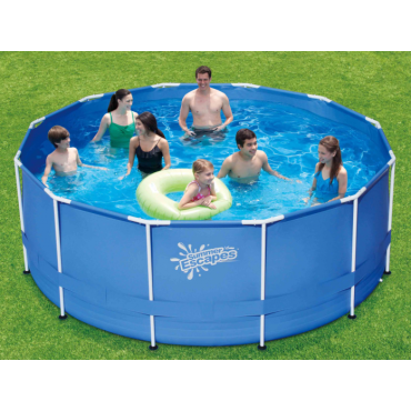 Каркасный бассейн Polygroup P20-1252-P 366х132 см ротанг