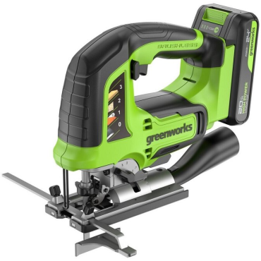 Лобзик аккумуляторный GreenWorks GD24JS120 3601407CUA Лобзик аккумуляторный GreenWorks GD24JS120 3601407CUA