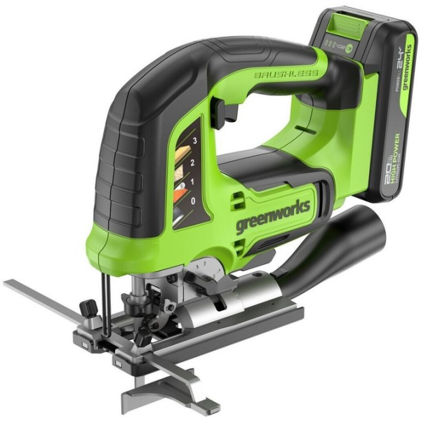 Лобзик аккумуляторный GreenWorks GD24JS120 3601407CUA