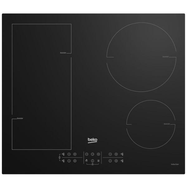 Индукционная варочная поверхность Beko BHI6420KFBB черный