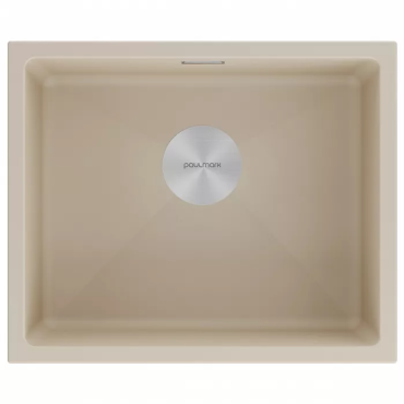 Кухонная мойка Paulmark Мойка LUMI 55UNI, IT-GRANIT, LU55-LA, латте, 555х460, Paulmark
