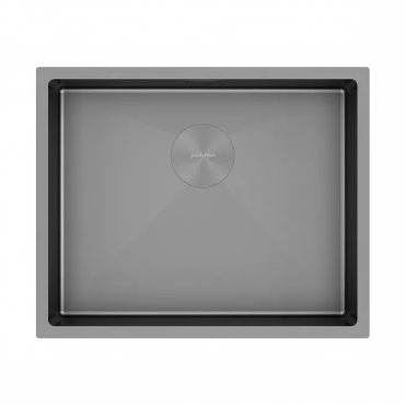 Кухонная мойка Paulmark Мойка нерж. сталь NEXT 54 UNI, PM215444-GM-M, матовая вороненая сталь, 540х440мм, Paulmark