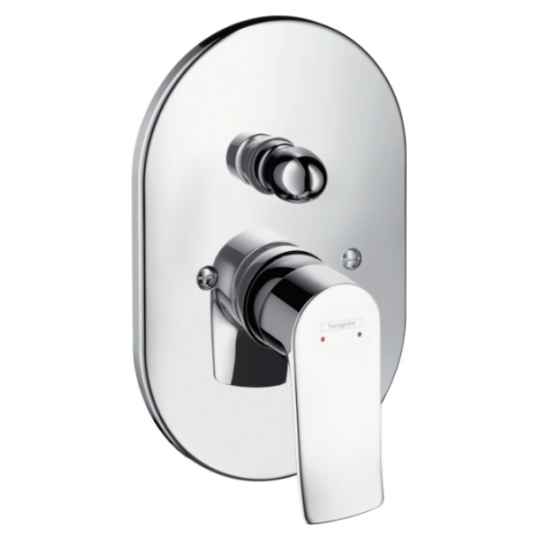 Смеситель для ванны и душа Hansgrohe Metris 31484000 для ванны с душем