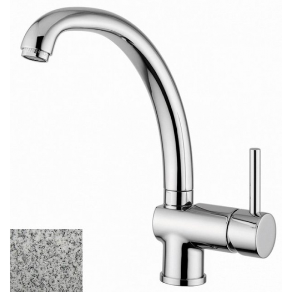 Смеситель для кухни Italmix INDUSTRIALE GREY 0632 серый