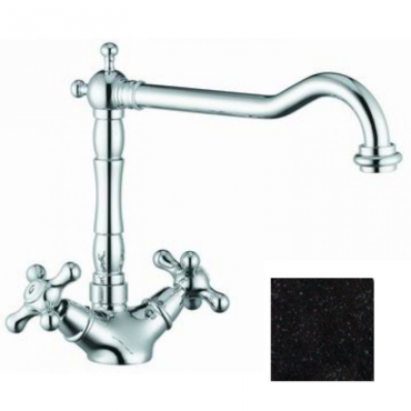 Смеситель для кухни Italmix NOVECENTO BLACK METALIC 0910 черный металлик Смеситель для кухни Italmix NOVECENTO BLACK METALIC 0910 черный металлик