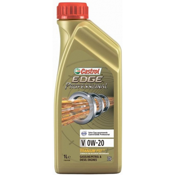 Масло моторное Castrol EDGE Professional Titanium FST V 0w20 Volvo 1л синтетика 156E6A