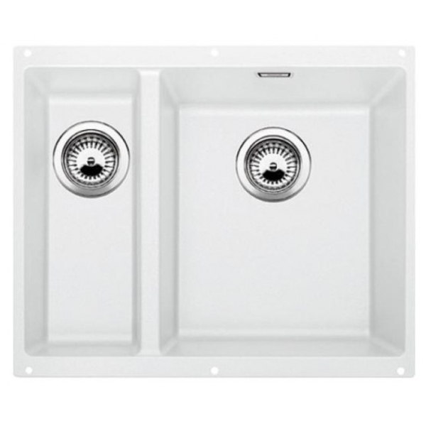 Кухонная мойка Blanco SUBLINE 340/160-U 523562 чаша справа белый