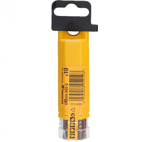 Сверло по металлу DeWalt 6х93х52мм 10шт DT4933-QZ