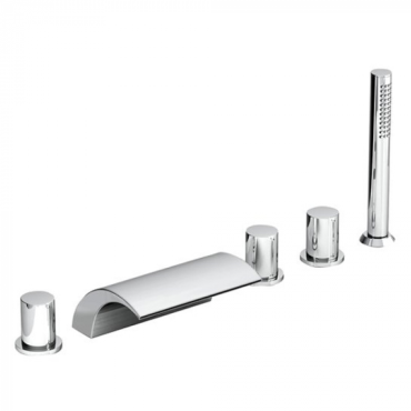 Смеситель для ванны на бортик Ravak WF 025.00 хром X070060