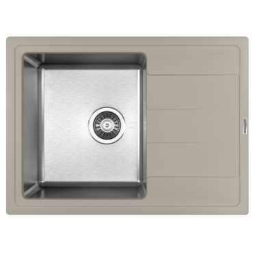 Кухонная мойка Florentina Комби 650 грей 21.390.B0650.305
