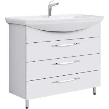 Напольная тумба Aqwella Аллегро Agr.01.10/3 белый