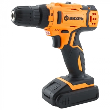 Аккумуляторная дрель-шуруповерт Вихрь ДА-18Л-2 72/14/16