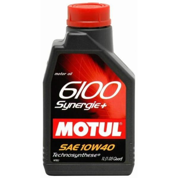 Масло моторное MOTUL 6100 Synergie+ A3/B4 10W40 полусинтетическое 1 л 108646