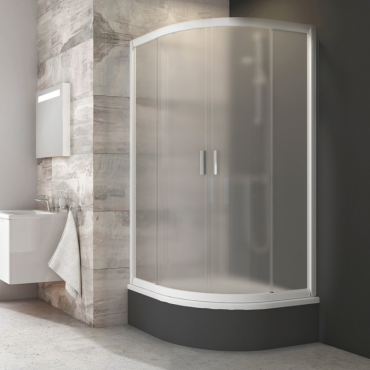 Душевой уголок Ravak Blix BLCP4-80 Sabina 3B240140ZG (белый профиль/тонированное стекло)