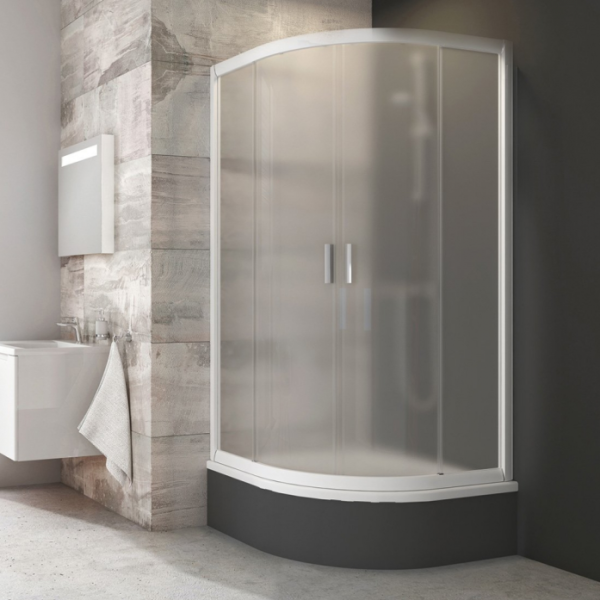 Душевой уголок Ravak Blix BLCP4-80 Sabina 3B240140ZG (белый профиль/тонированное стекло)