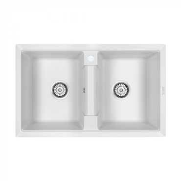 Кухонная мойка Paulmark Zwilling PM238150-WH белый