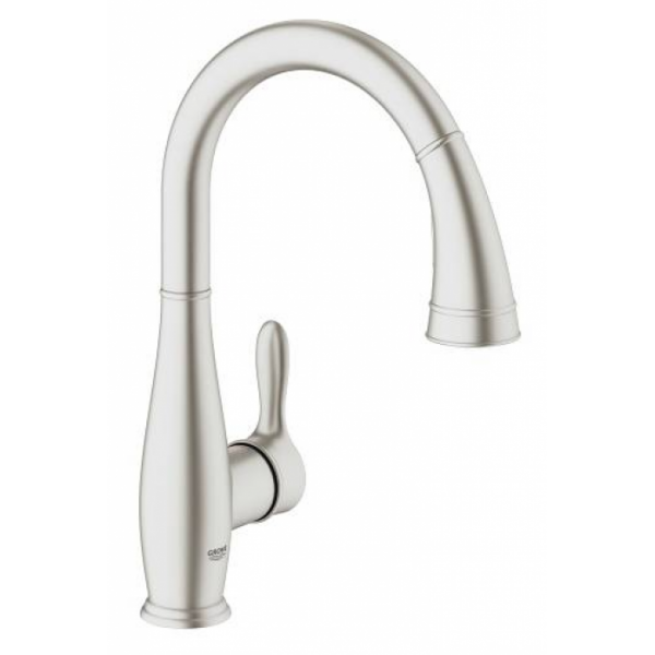 Смеситель для мойки GROHE Parkfield суперсталь 30215DC1