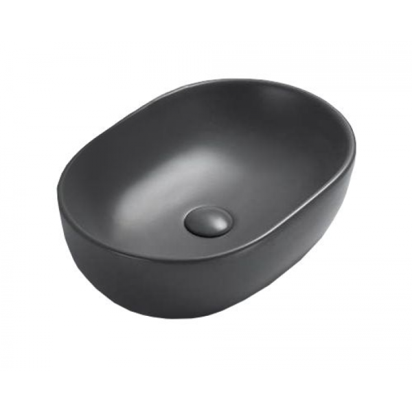 Раковина накладная Timo KULO TK-405 MB черный матовый