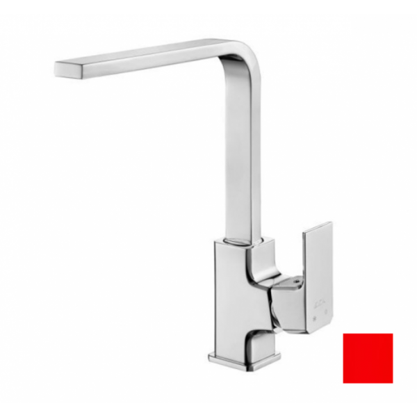 Смеситель для раковины E.C.A. Tiera 286 103318123EX красный хром