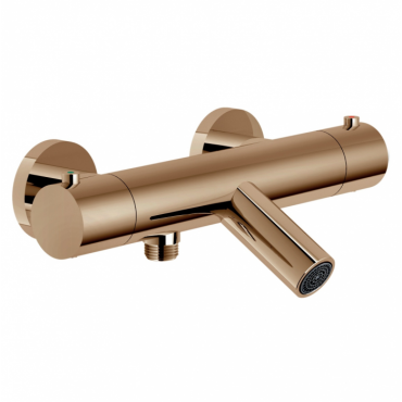 Термостатический смеситель для ванны Nobili Velis VE125010/1RCP красное золото