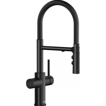Смеситель Blanco CATRIS-S Flexo Filter матовый черный 526707