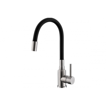 Смеситель для кухни Alveus FLEXA BLACK SAT 1147023 черный/сатин