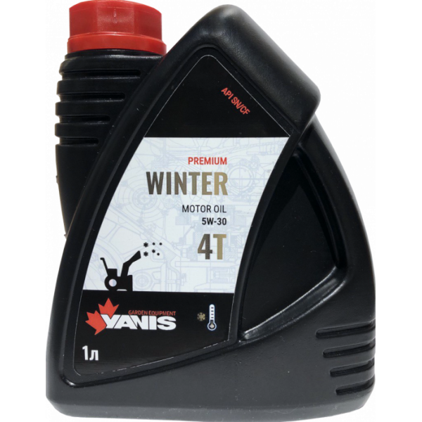 Масло моторное синтетическое Yanis Premium Winter 4T SAE 5W30 API SN/CF 1л