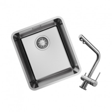 Комплект Omoikiri Omi 37-U/I-IN Ultra + Смеситель Nagano-BN 7399.4011