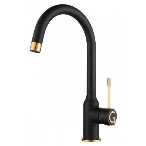 Смеситель Rivelato Garda 1923502 antracite oro
