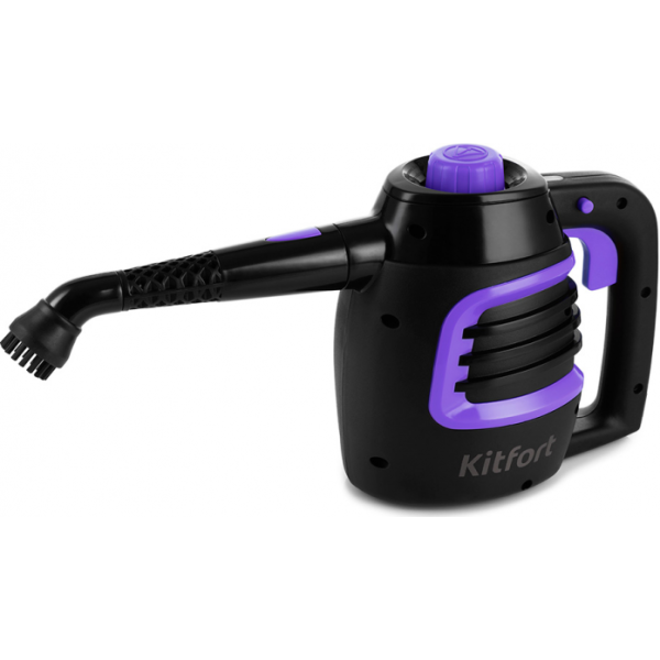 Пароочиститель ручной Kitfort КТ-930 черный/фиолетовый