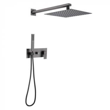 Душевая система Abber Daheim AF8218NG никель Душевая система Abber Daheim AF8218NG никель