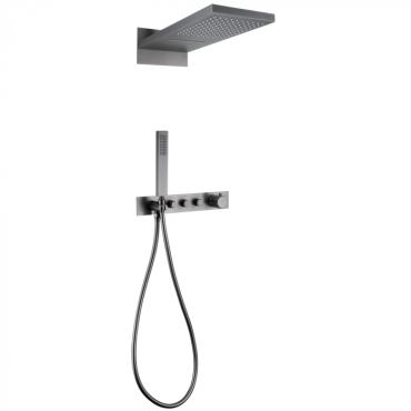 Душевая система Abber Rund AF8752NG никель