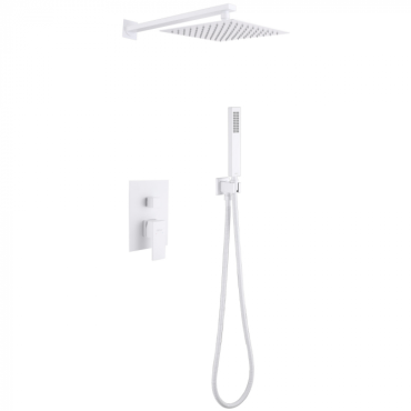 Душевая система Abber Daheim AF8219W белый матовый