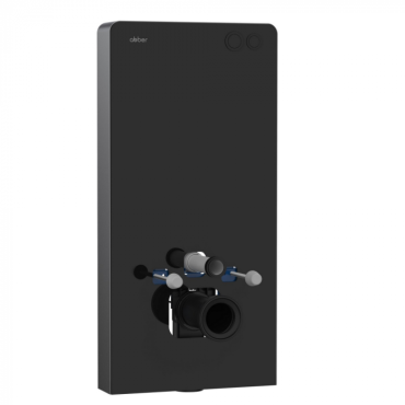 Инсталляционный модуль для подвесного унитаза Abber AC0107MB черный