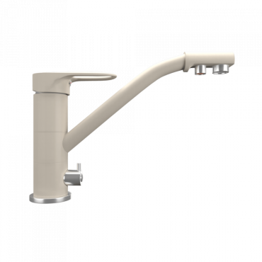 Кухонный смеситель Maunfeld MFQT-10LBG светло-бежевый