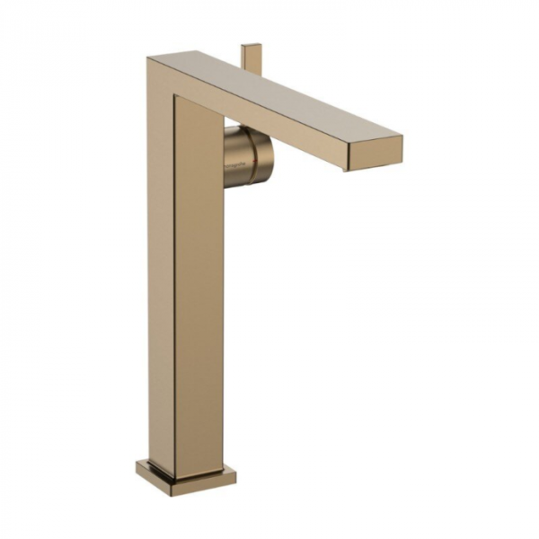 Смеситель для раковины Hansgrohe Tecturis E 73070140 шлифованная бронза