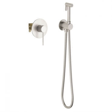 Смеситель встроенный с гигиеническим душем Timo Saona 2389/13SM никель Смеситель встроенный с гигиеническим душем Timo Saona 2389/13SM никель