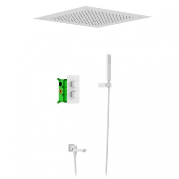 Душевая система встроенная с термостатом Timo Petruma SX-5019/16SM белый матовый