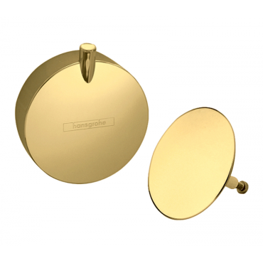 Внешняя часть слива-перелива Hansgrohe Flexaplus S 58186990 полированное золото