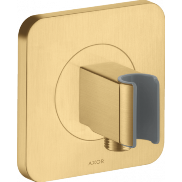 Шланговое подключение с держателем Hansgrohe Axor Citterio E 36724250 шлифованное золото