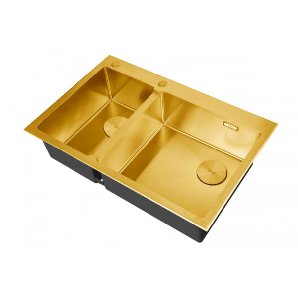 Мойка для кухни ZorG LUX 78-2-51-R BRONZE бронза