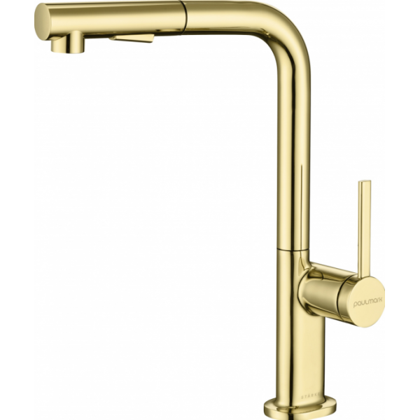 Смеситель для кухни Paulmark Neo Ne214419-LG светлое золото
