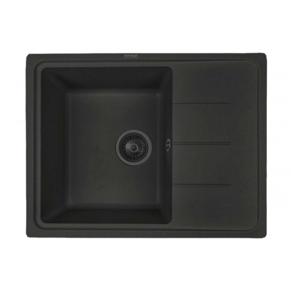 Мойка для кухни ZorG Granit GR 615 BLACK GRAFIT