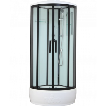 Душевая кабина Timo Standart T-6680 Black (80*80*220) T-6680B